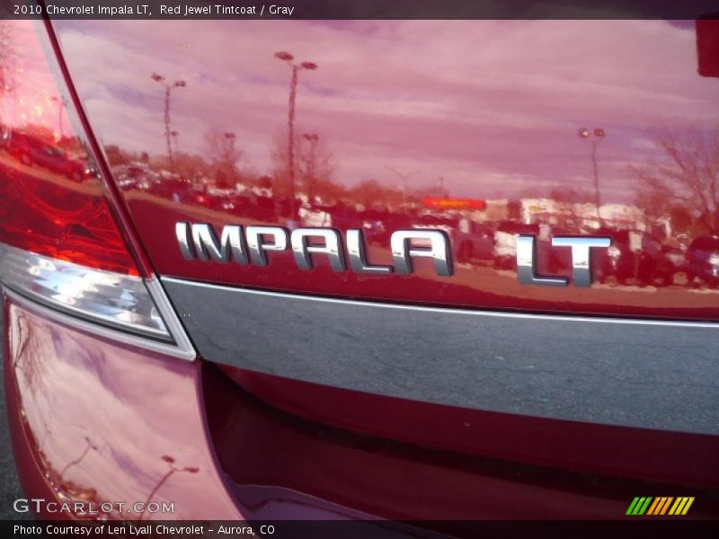Red Jewel Tintcoat / Gray 2010 Chevrolet Impala LT