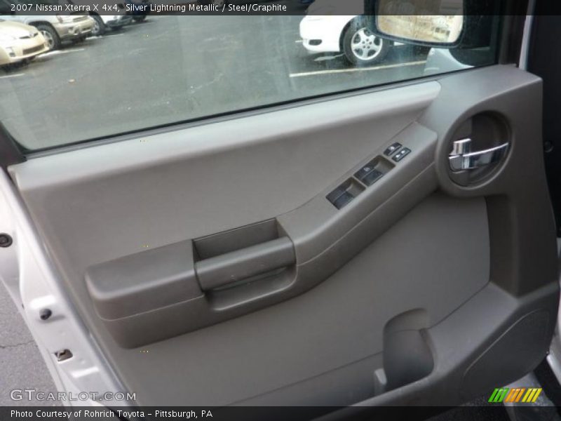 Silver Lightning Metallic / Steel/Graphite 2007 Nissan Xterra X 4x4