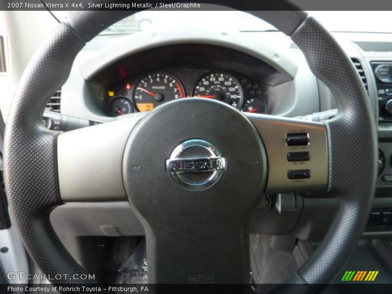 Silver Lightning Metallic / Steel/Graphite 2007 Nissan Xterra X 4x4