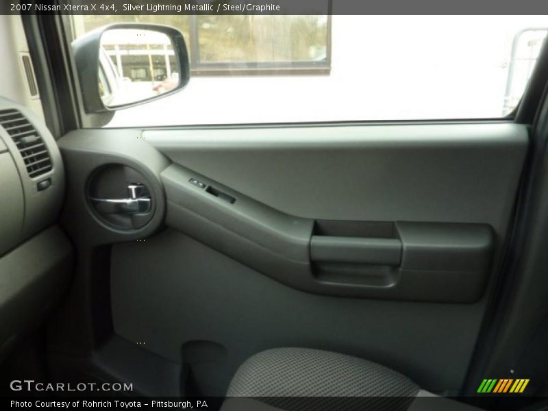 Silver Lightning Metallic / Steel/Graphite 2007 Nissan Xterra X 4x4