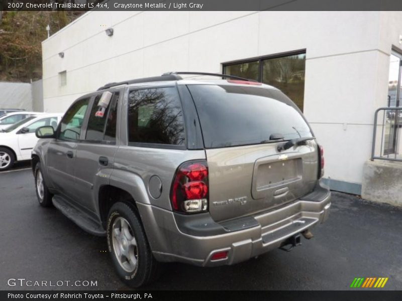Graystone Metallic / Light Gray 2007 Chevrolet TrailBlazer LS 4x4