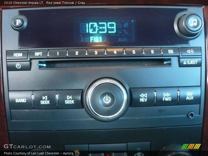 Red Jewel Tintcoat / Gray 2010 Chevrolet Impala LT