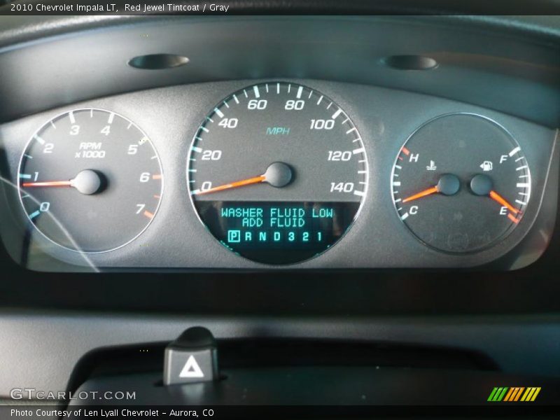 Red Jewel Tintcoat / Gray 2010 Chevrolet Impala LT