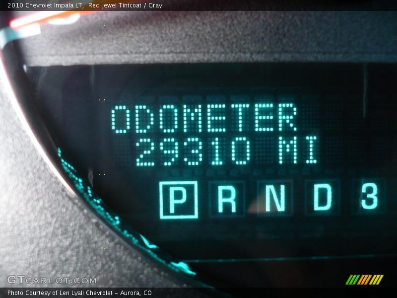 Red Jewel Tintcoat / Gray 2010 Chevrolet Impala LT