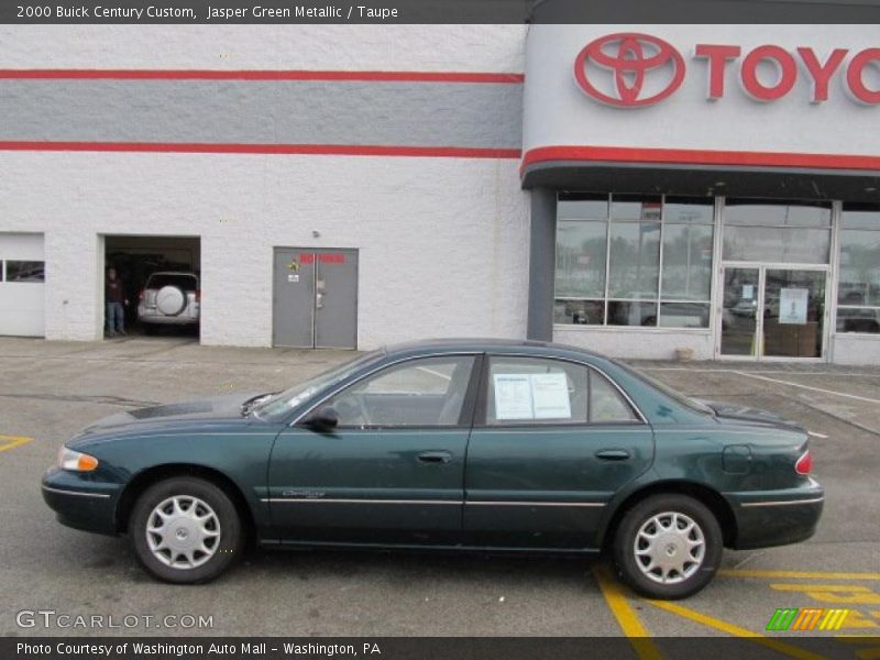 Jasper Green Metallic / Taupe 2000 Buick Century Custom