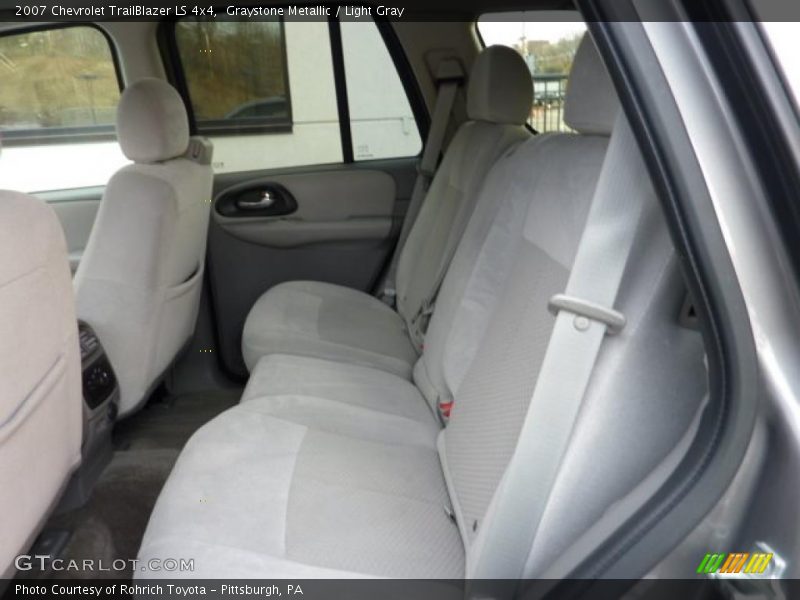 Graystone Metallic / Light Gray 2007 Chevrolet TrailBlazer LS 4x4