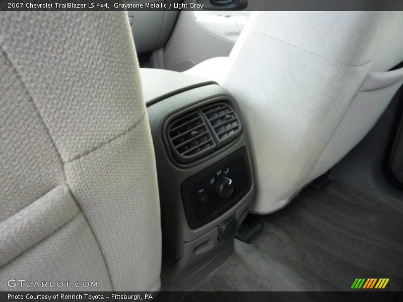 Graystone Metallic / Light Gray 2007 Chevrolet TrailBlazer LS 4x4