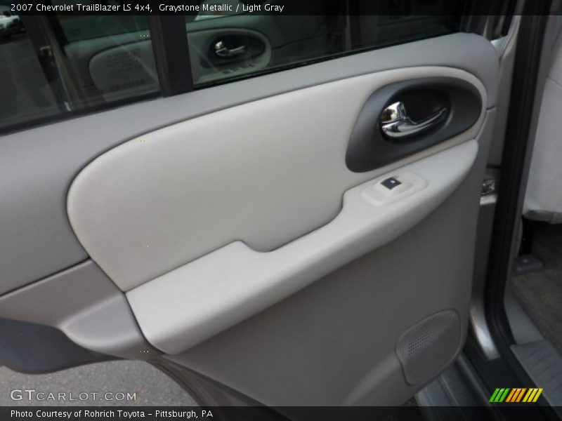 Graystone Metallic / Light Gray 2007 Chevrolet TrailBlazer LS 4x4