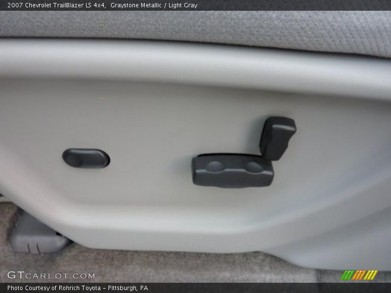 Graystone Metallic / Light Gray 2007 Chevrolet TrailBlazer LS 4x4