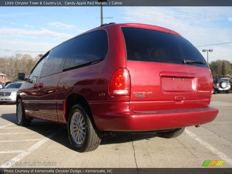 Candy Apple Red Metallic / Camel 1999 Chrysler Town & Country LX