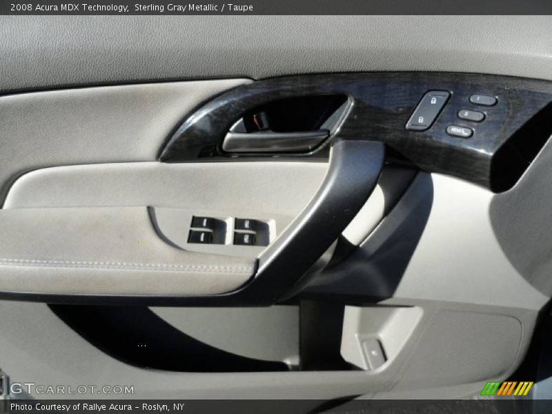 Sterling Gray Metallic / Taupe 2008 Acura MDX Technology