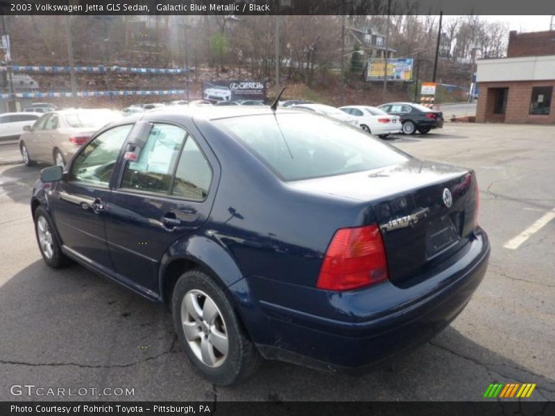 Galactic Blue Metallic / Black 2003 Volkswagen Jetta GLS Sedan