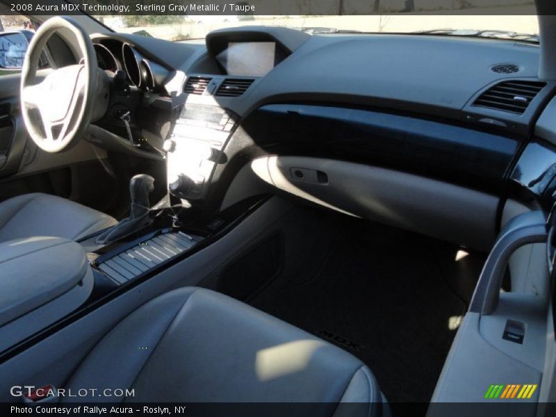 Sterling Gray Metallic / Taupe 2008 Acura MDX Technology