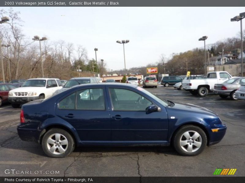 Galactic Blue Metallic / Black 2003 Volkswagen Jetta GLS Sedan