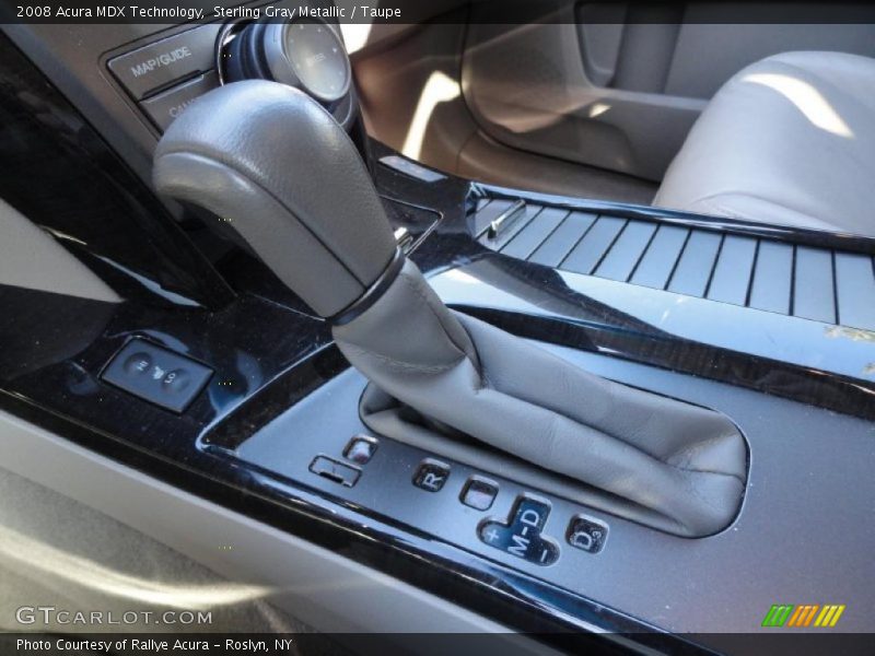 Sterling Gray Metallic / Taupe 2008 Acura MDX Technology