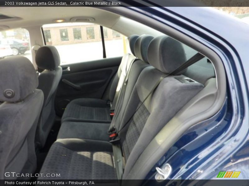 Galactic Blue Metallic / Black 2003 Volkswagen Jetta GLS Sedan