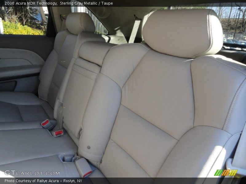 Sterling Gray Metallic / Taupe 2008 Acura MDX Technology