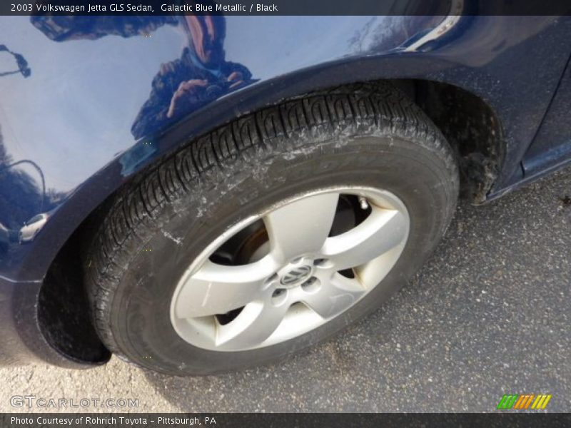 Galactic Blue Metallic / Black 2003 Volkswagen Jetta GLS Sedan