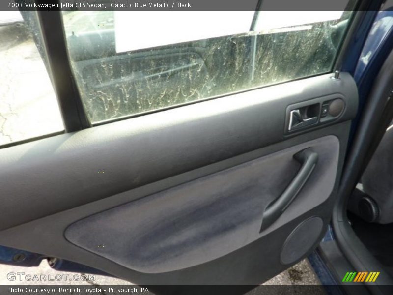 Galactic Blue Metallic / Black 2003 Volkswagen Jetta GLS Sedan