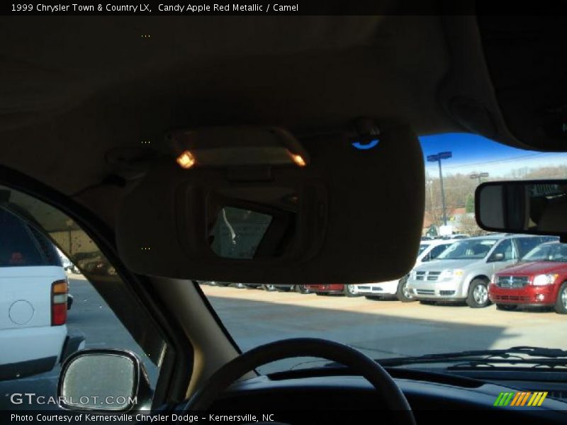 Candy Apple Red Metallic / Camel 1999 Chrysler Town & Country LX