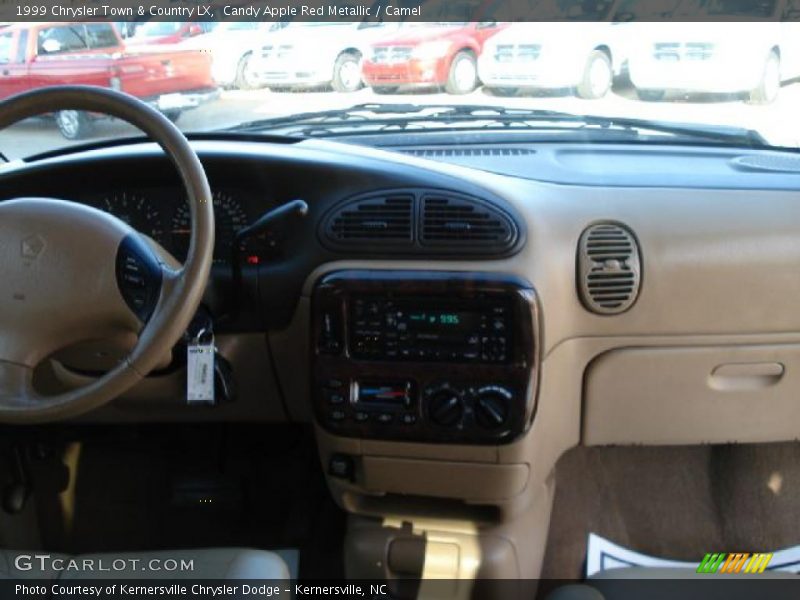 Candy Apple Red Metallic / Camel 1999 Chrysler Town & Country LX
