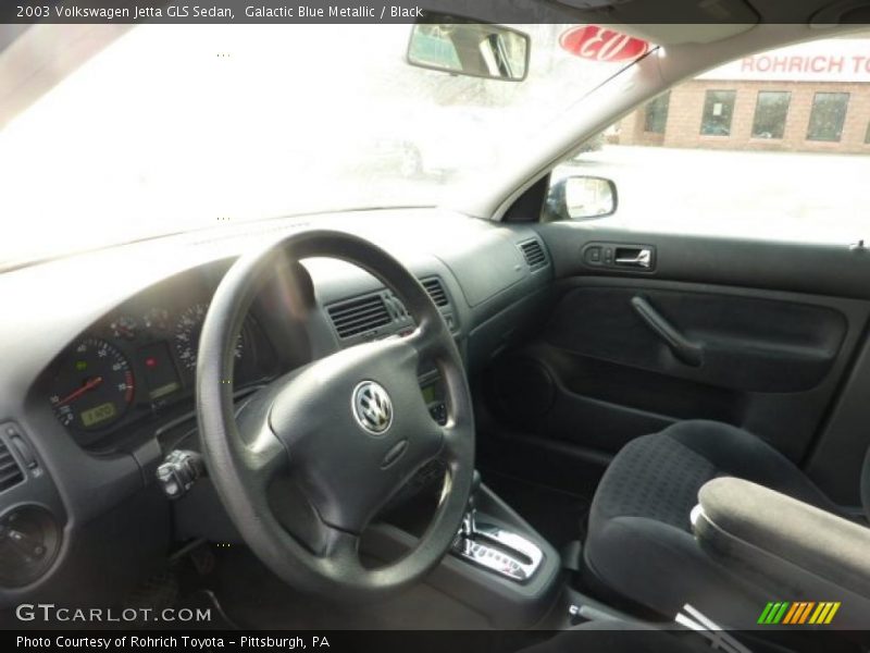 Galactic Blue Metallic / Black 2003 Volkswagen Jetta GLS Sedan
