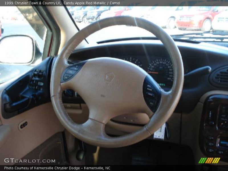 Candy Apple Red Metallic / Camel 1999 Chrysler Town & Country LX