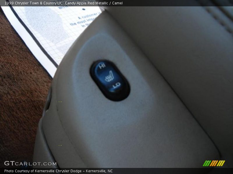 Candy Apple Red Metallic / Camel 1999 Chrysler Town & Country LX