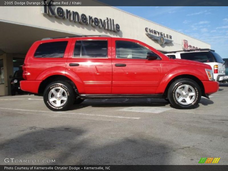 Flame Red / Khaki 2005 Dodge Durango SLT