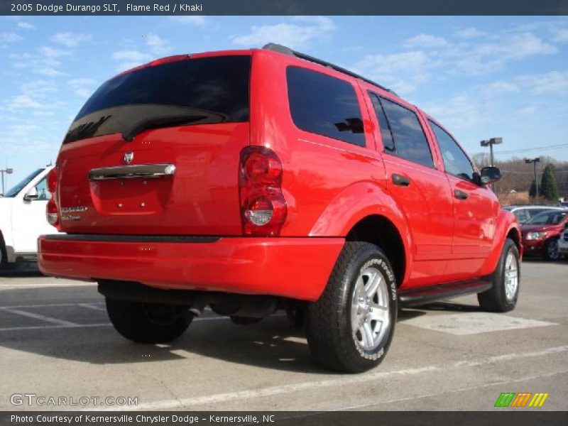 Flame Red / Khaki 2005 Dodge Durango SLT