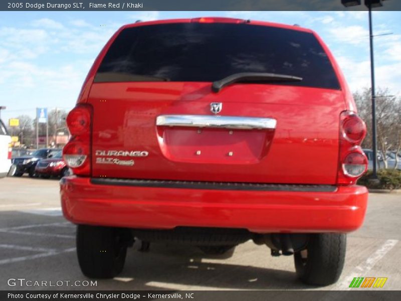 Flame Red / Khaki 2005 Dodge Durango SLT