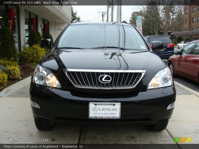 Black Onyx / Light Gray 2008 Lexus RX 350 AWD