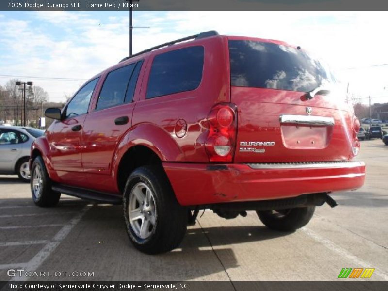 Flame Red / Khaki 2005 Dodge Durango SLT