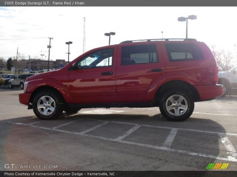 Flame Red / Khaki 2005 Dodge Durango SLT