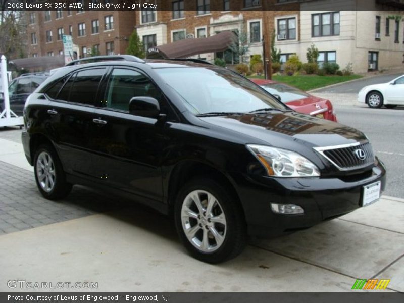 Black Onyx / Light Gray 2008 Lexus RX 350 AWD