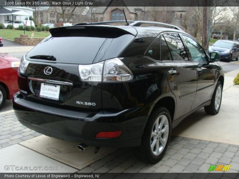 Black Onyx / Light Gray 2008 Lexus RX 350 AWD