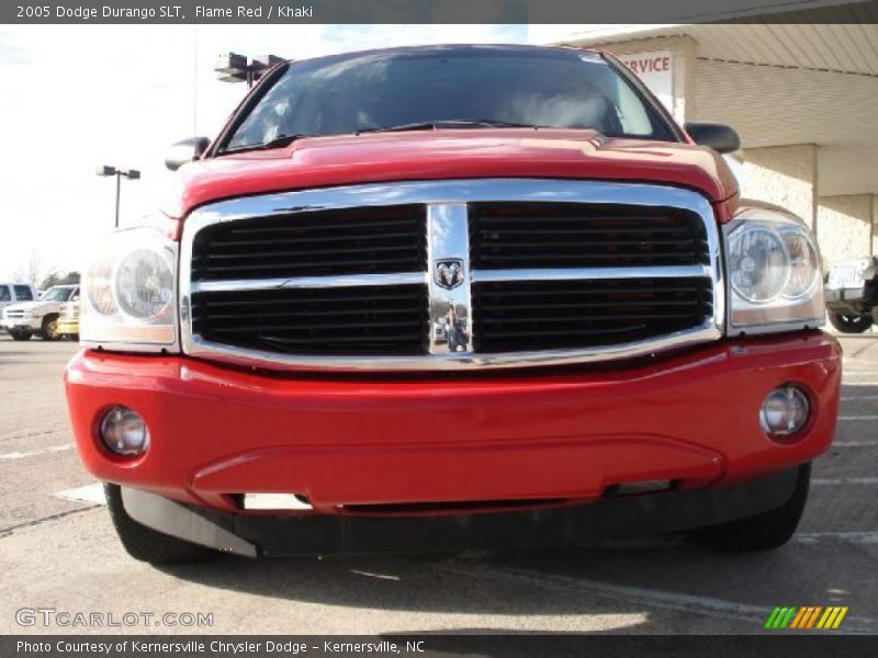 Flame Red / Khaki 2005 Dodge Durango SLT