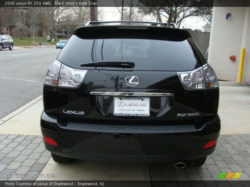 Black Onyx / Light Gray 2008 Lexus RX 350 AWD