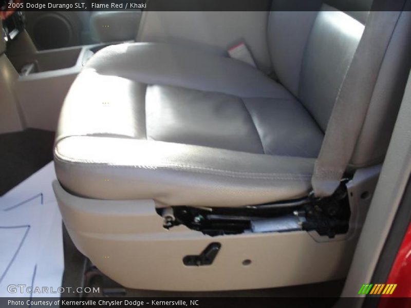Flame Red / Khaki 2005 Dodge Durango SLT
