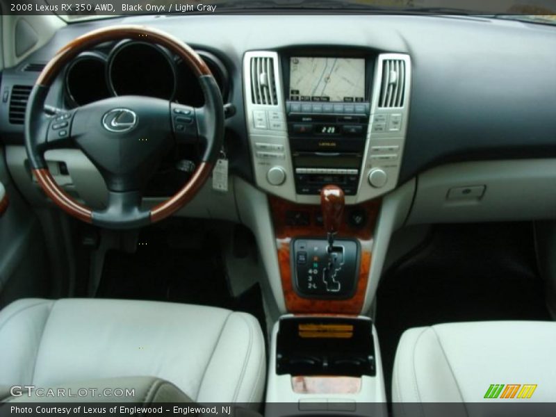 Black Onyx / Light Gray 2008 Lexus RX 350 AWD