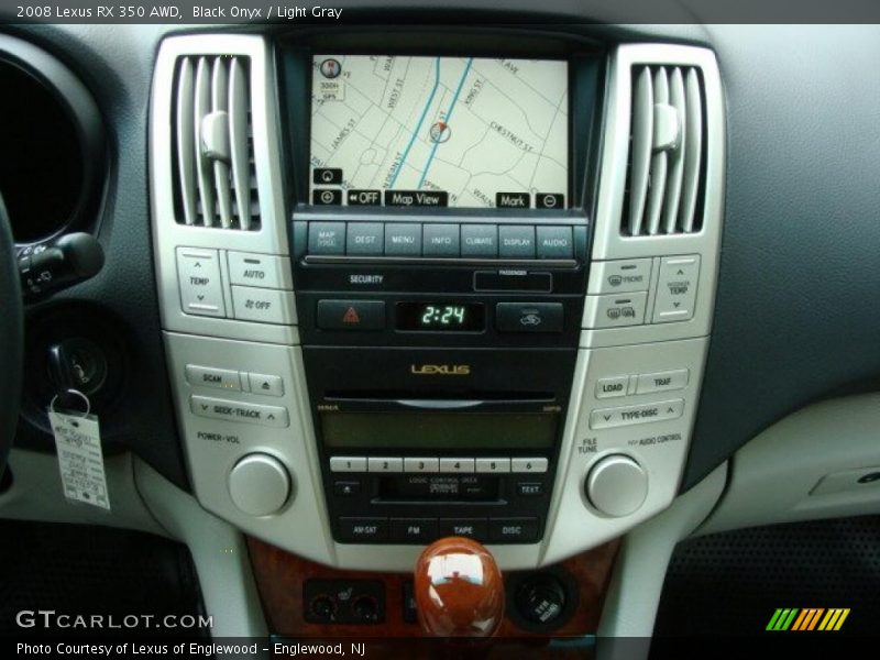 Black Onyx / Light Gray 2008 Lexus RX 350 AWD