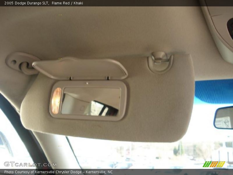 Flame Red / Khaki 2005 Dodge Durango SLT