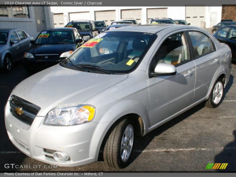 Cosmic Silver / Charcoal 2010 Chevrolet Aveo LT Sedan