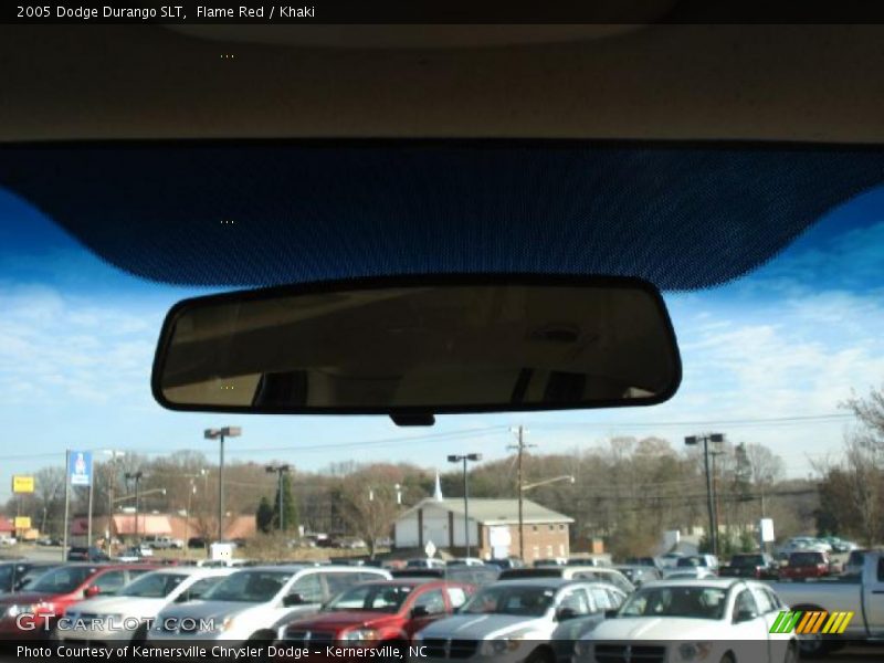 Flame Red / Khaki 2005 Dodge Durango SLT