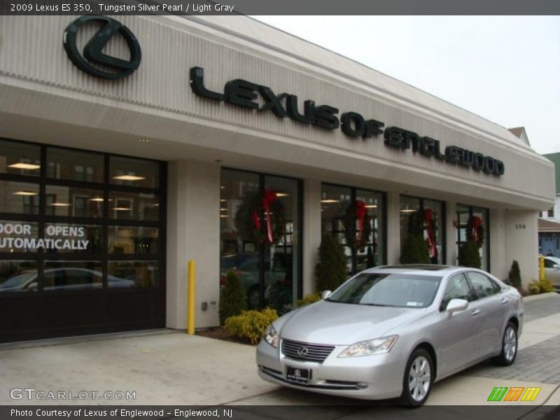 Tungsten Silver Pearl / Light Gray 2009 Lexus ES 350