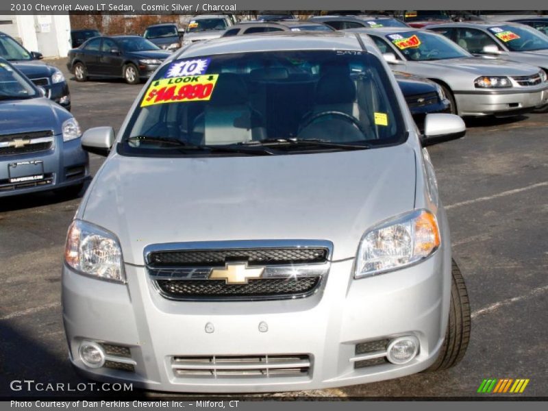 Cosmic Silver / Charcoal 2010 Chevrolet Aveo LT Sedan