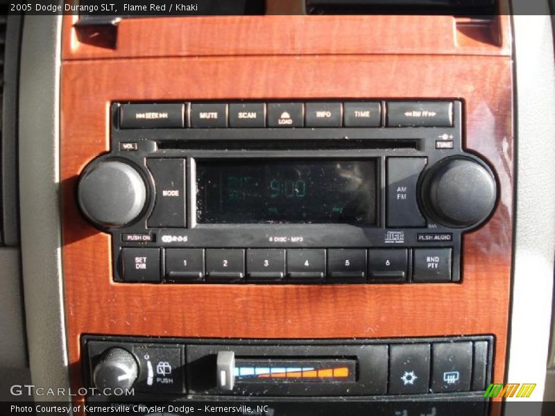 Flame Red / Khaki 2005 Dodge Durango SLT