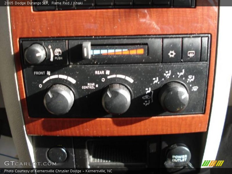 Flame Red / Khaki 2005 Dodge Durango SLT
