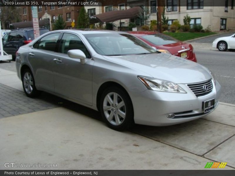 Tungsten Silver Pearl / Light Gray 2009 Lexus ES 350