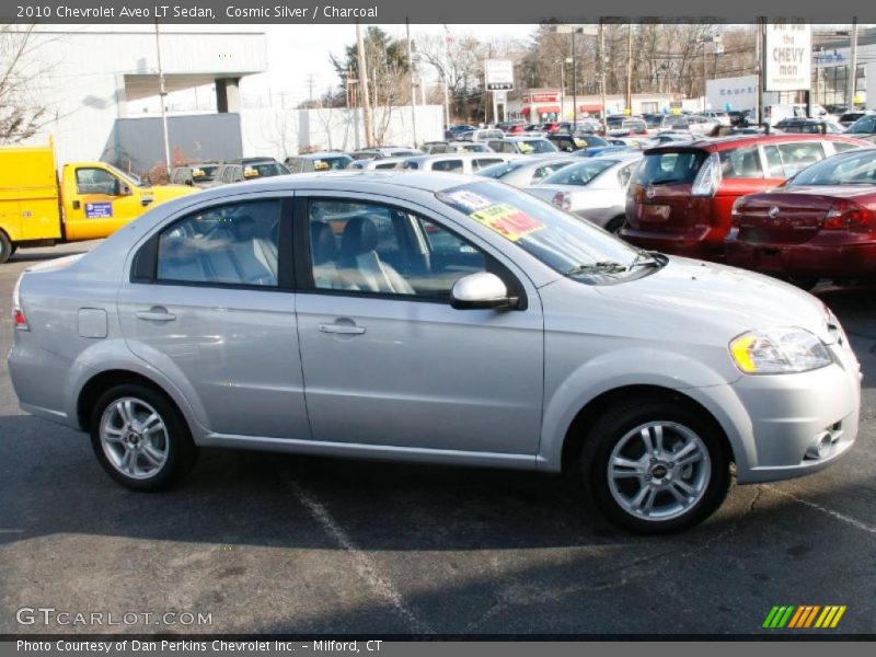 Cosmic Silver / Charcoal 2010 Chevrolet Aveo LT Sedan